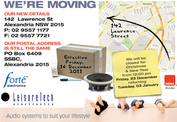 LeisureTech is moving!