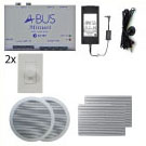 AB-61/220-alf Single-Source Dual Room Kit