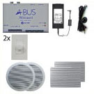 AB-61/220-alf Single-Source Dual Room Kit