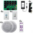 ABX84/445 4-Source 4 Zone structured Kit