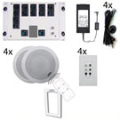 ABX-84/DC6 4 Source 4 Room Kit