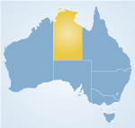 Map showing NSW