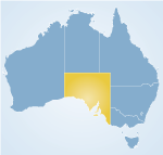 Map showing NSW