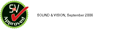 sound and vision approved september 2006